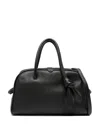 Jacquemus Le Petit Turismo Grain Leather Bag In Black