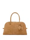 Jacquemus 'the Turismo' Tote Bag In Suede With Crocodile-effect