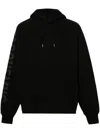 Jacquemus Le Hoodie Typo Cotton Sweatshirt In Black