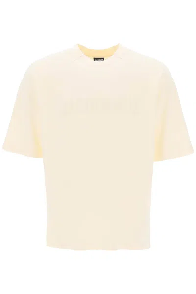 Jacquemus The Typo T-shirt In Beige