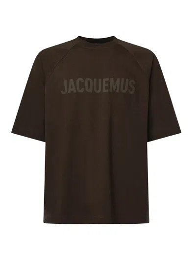 Jacquemus Item O-neck Short-sleeved T-shirt In Military Green