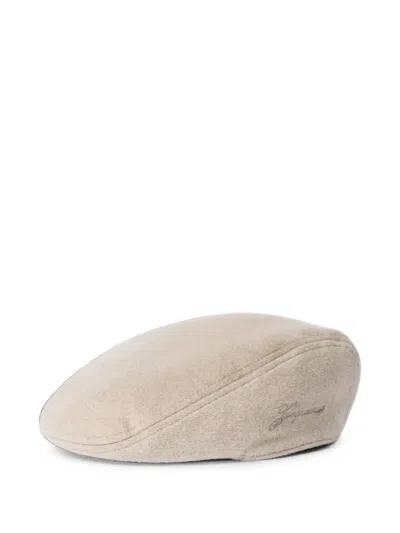 Jacquemus The Valérie Beret In Neutral