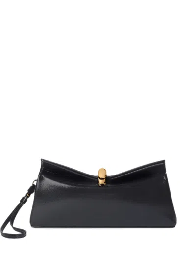 Jacquemus The Valérie Leather Clutch Bag In Black