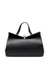 Jacquemus The Valérie Magnetic-closure Tote Bag In Black