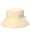 Jacquemus The Vela Raffia Hat In Brown
