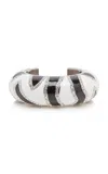 Jacquemus The Zebra Rhinestone Bracelet In Black