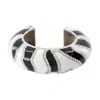 Jacquemus The Zebra Rhinestone Bracelet In Black