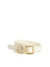 Jacquemus Thin Belt Regalo In White
