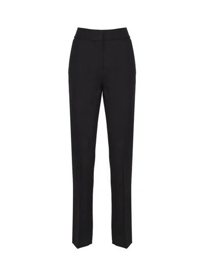 Jacquemus Le Pantalon Tibau Wool Twill Flare Pants In Black