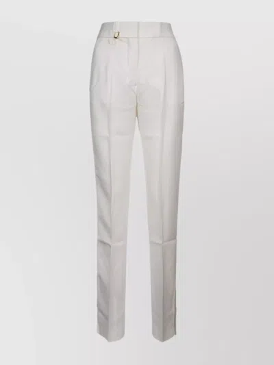 Jacquemus Le Pantalon Tibau Linen Pants In White