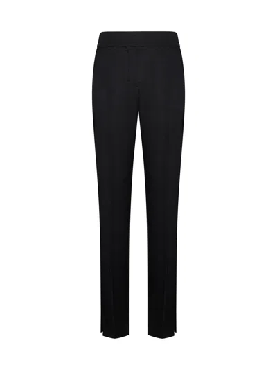 Jacquemus Tibau Wool Trousers In Black