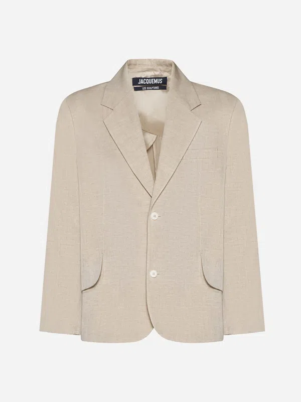 Jacquemus Titolo single-breasted blazer - Green