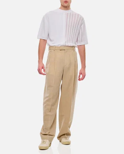 Jacquemus Titolo Trousers In Neutrals