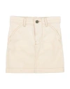 Jacquemus Toddler Girl Denim Skirt Beige Size 5 Cotton In Beige