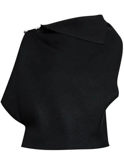 Jacquemus La Maille Trapeze In Black