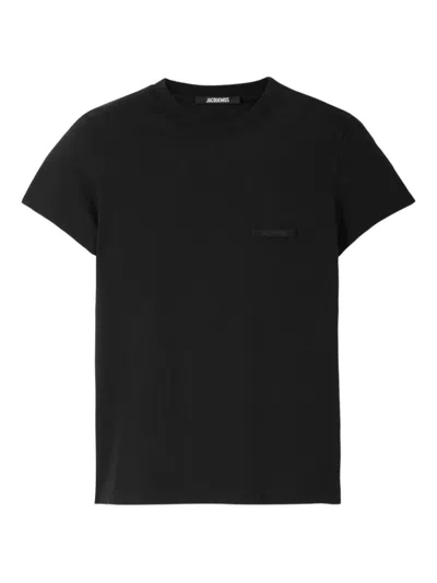 Jacquemus Women Black The Gros Grain Short-sleeve T-shirt