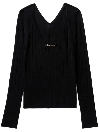 JACQUEMUS JACQUEMUS TOP BLACK