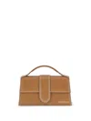 Jacquemus Le Grand Bambino In Smooth Leather In Brown