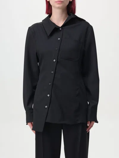 JACQUEMUS SHIRT JACQUEMUS WOMAN COLOR BLACK,F84928002