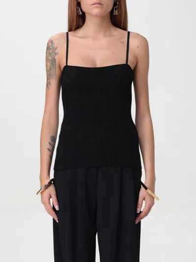 JACQUEMUS TOP JACQUEMUS WOMAN COLOR BLACK,F82019002