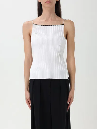 JACQUEMUS TOP JACQUEMUS WOMAN COLOR WHITE,F52590001