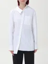 Jacquemus Pablo Asymmetric Button-up Shirt In White