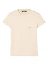 Jacquemus Crewneck Short Sleeve Straight Fit Top In Neutral