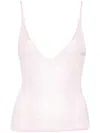 Jacquemus La Maille Spallina Tank Top In Pink