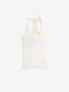 Jacquemus Top Scala Viscose In Beige