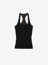 Jacquemus Top Scala Viscose In Black