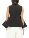 Jacquemus Le Haut Spalla Top In Black