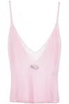 Jacquemus Top 'the Shoulder Knit In Rose
