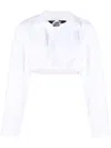 Jacquemus Women La Chemise Bahia Courte Shirt In White