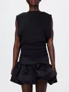 Jacquemus Marcel Open-back Blouse In Black
