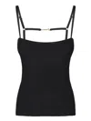 Jacquemus Black Les Classiques 'le Haut Sierra' Camisole In Black