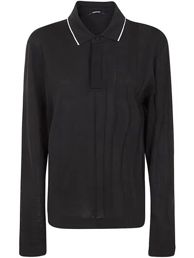Jacquemus Black 'le Polo Tricot' Polo