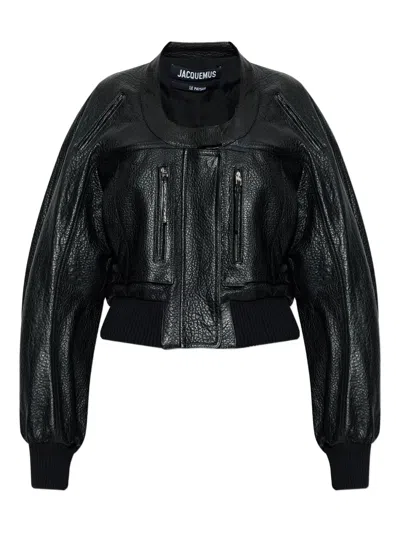 JACQUEMUS TORE ZIP-UP BOMBER JACKET