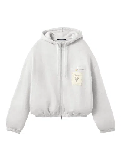 Jacquemus Cotton Tournament Sweatshirt In White