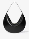 Jacquemus Crescent Leather Bag In Black