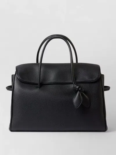 Jacquemus Tote Bag Textured Finish Top Handle Shoulder Strap