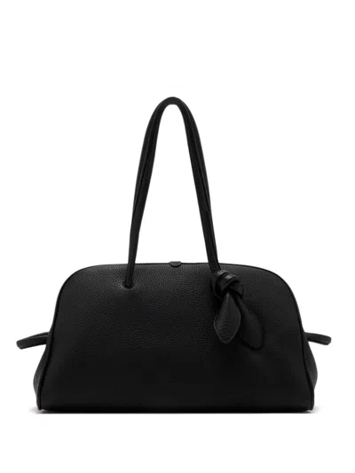 Jacquemus Tote Bag Tourist In Leather In Black