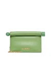 Jacquemus Womens Green La Petite Pochette Rond Leather Clutch Bag In Green