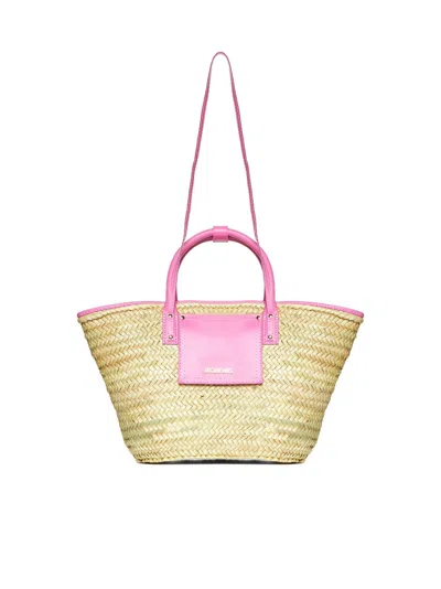 Jacquemus Tote In Neon Pink