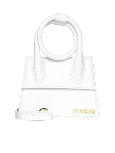 Jacquemus White Le Chiquito Noeud Crossbody Bag