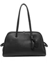 Jacquemus Women Tourist Leather Tote Bag In Black