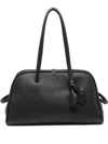 Jacquemus Women Tourist Leather Tote Bag In Black