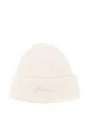 Jacquemus Tourni Beanie In White