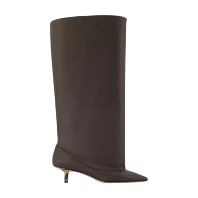 Jacquemus Tourni H Boot In Brown