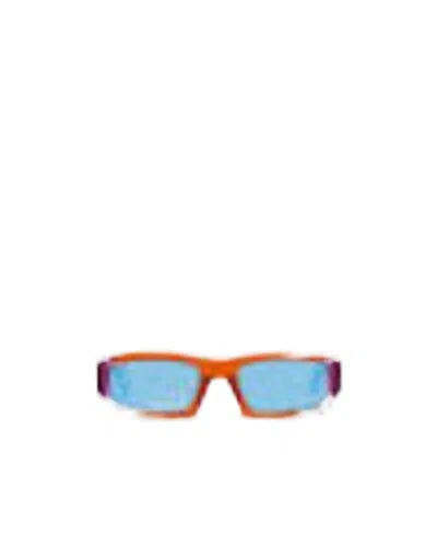 Jacquemus Transparent-frame Sunglasses In Blue