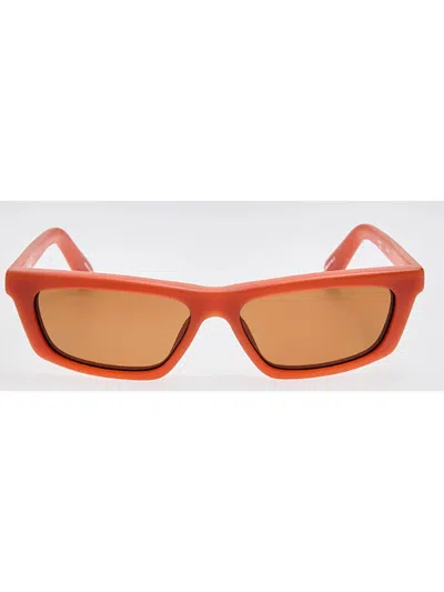 Jacquemus Trapezi Sunglasses In Orange